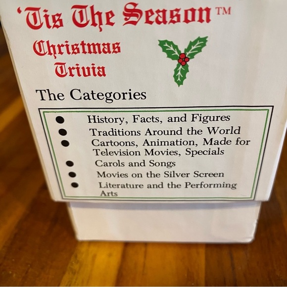 Vintage Christmas Trivia Card Game “Tis the Season” Family Holiday Game 1998 - Picture 4 of 8